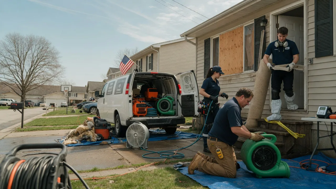 Water Damage Restoration in New Sharon, IA near me